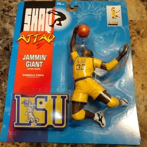 1993 KENNER - SHAQ ATTAQ - JAMMIN GIANT - LSU TIGERS - SHAQUILLE O'NEAL